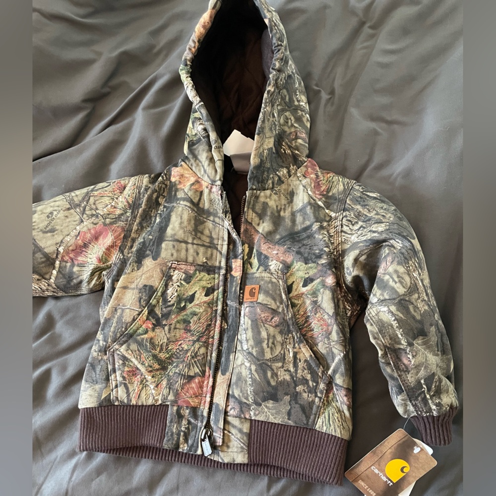 Toddler carthart hunter jacket NWT 2T